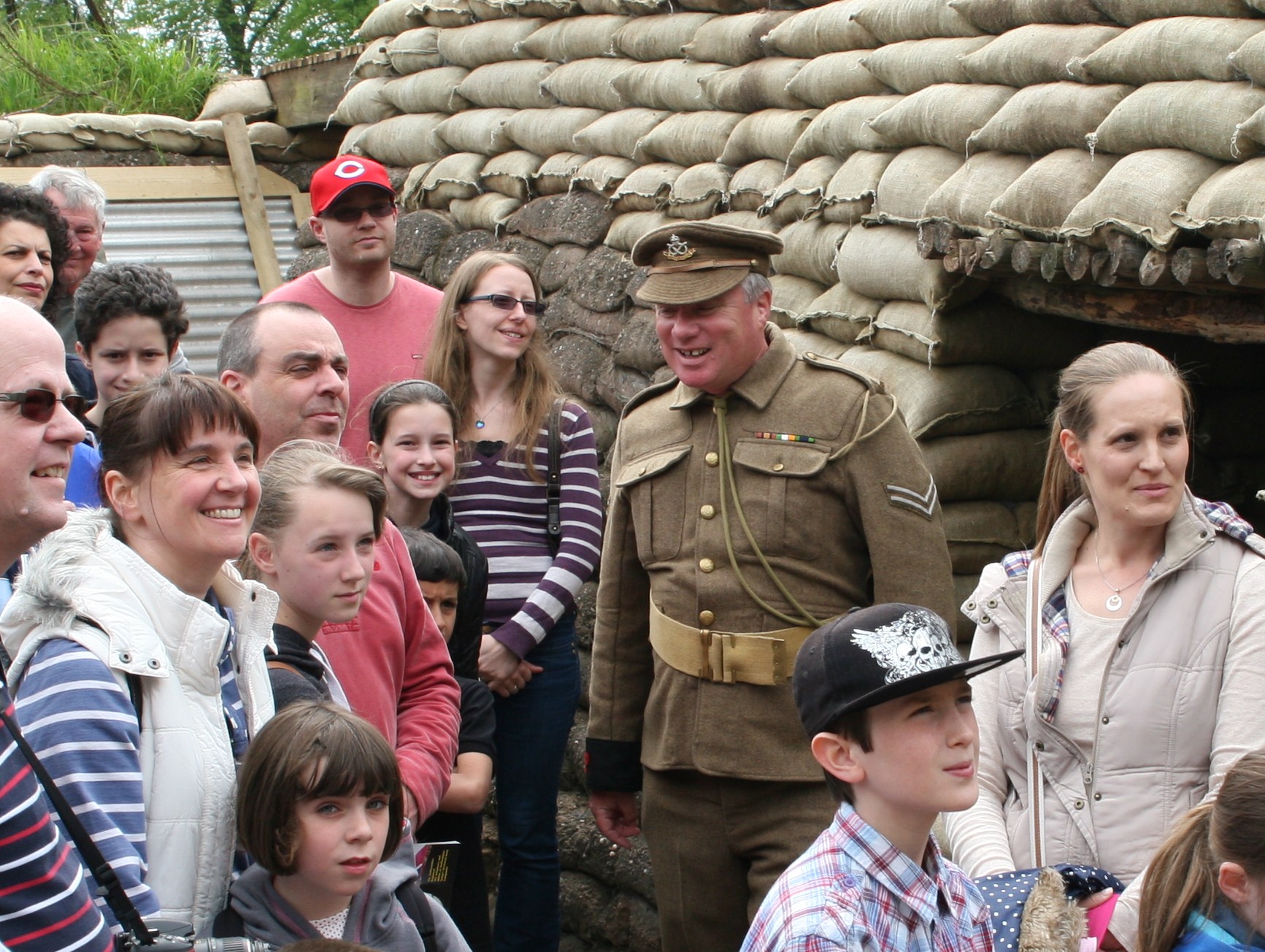 Tour the trench with a WW1 soldier  Photographer Terry Fidgeon (1)